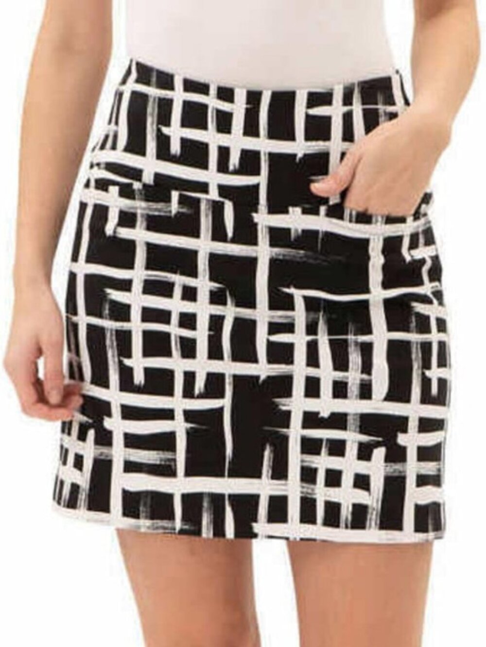 SCandCO Womens Comfortable Stretch Double Wraparound Skort